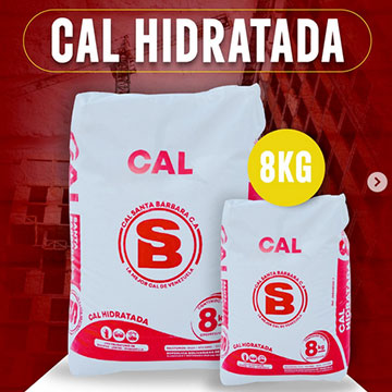 CAL SANTA BARBARA HIDRATADA SACO DE 8 KG